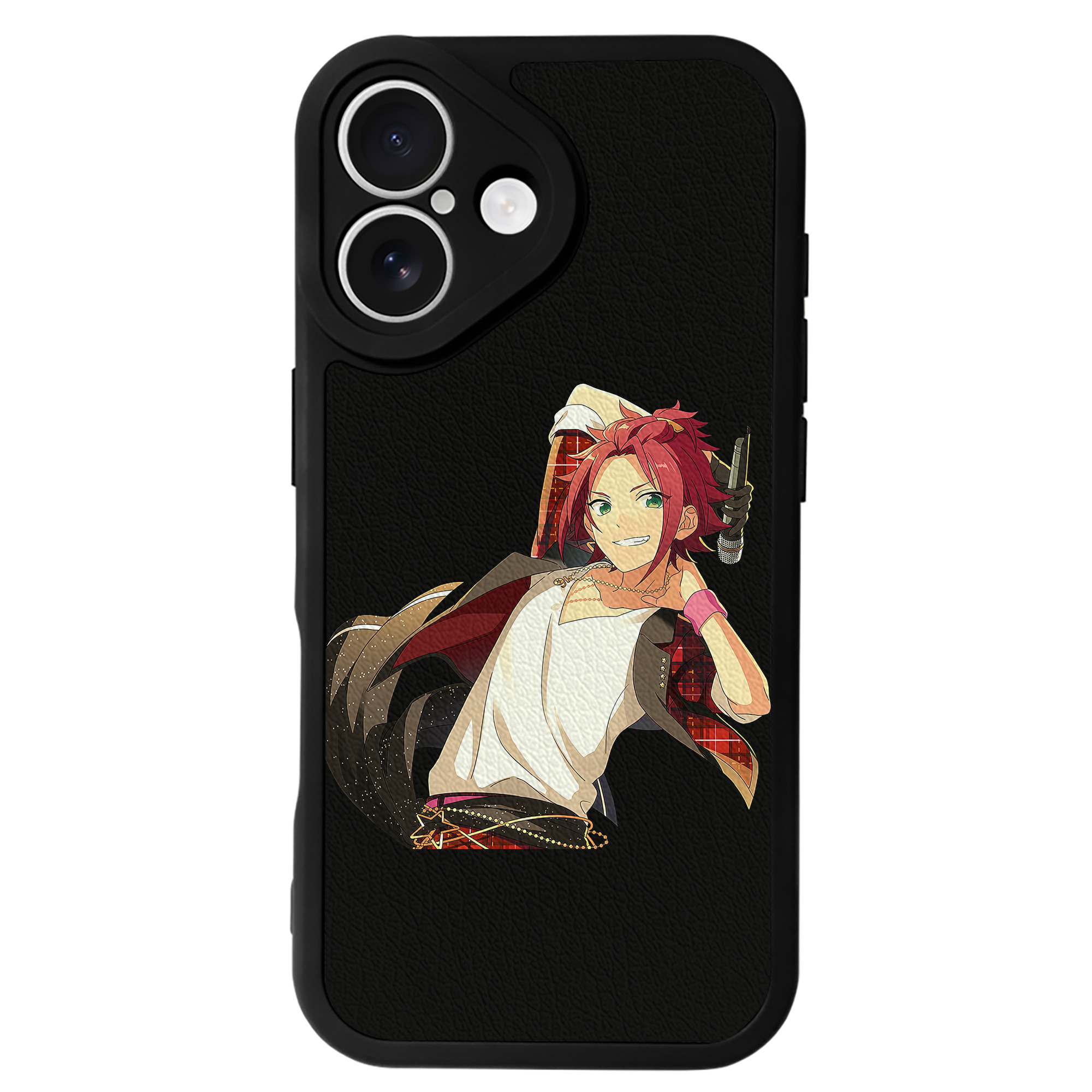 （画像用） あんさんぶるスターズ! Ensemble Stars 【iPhone 16シリーズ対応】シリコンスマホケース（レザー調） 材質：シリコン